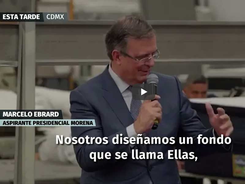 Marcelo Ebrard propone revolucionario Plan Económico