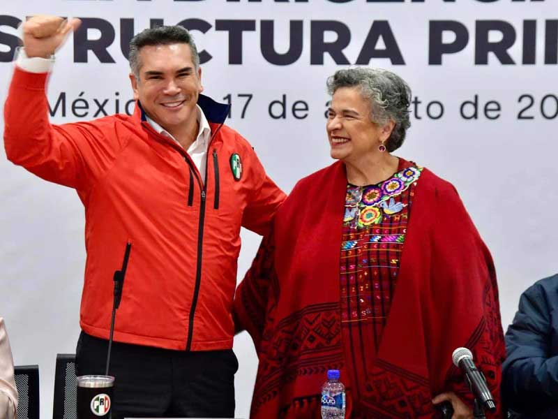 PRI cierra filas para respaldar a Beatriz Paredes rumbo a candidatura presidencial por el FAM