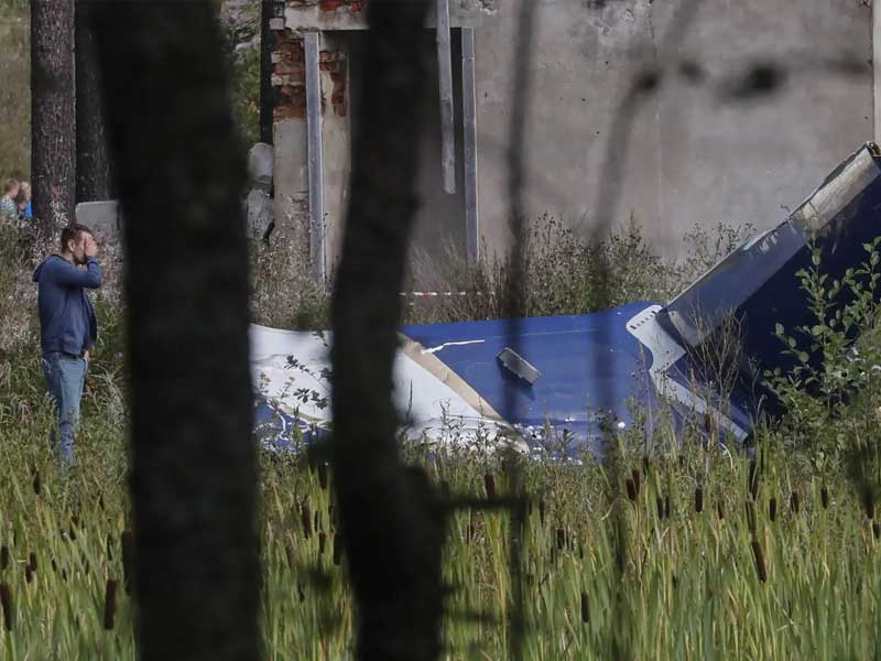 Encuentran cajas negras del avión privado de Prigozhin que se estrelló en Rusia