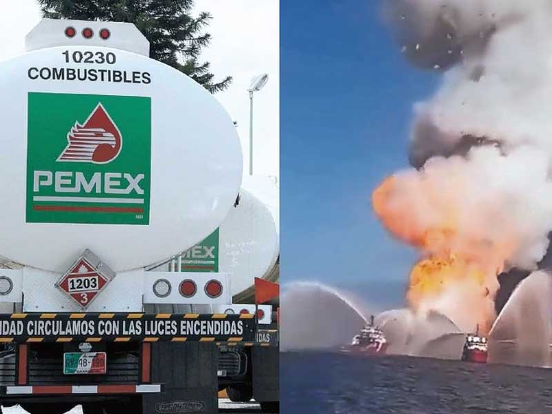 Pemex perdió 43 mil barriles diarios en julio por explosión en Nohoch-Alfa