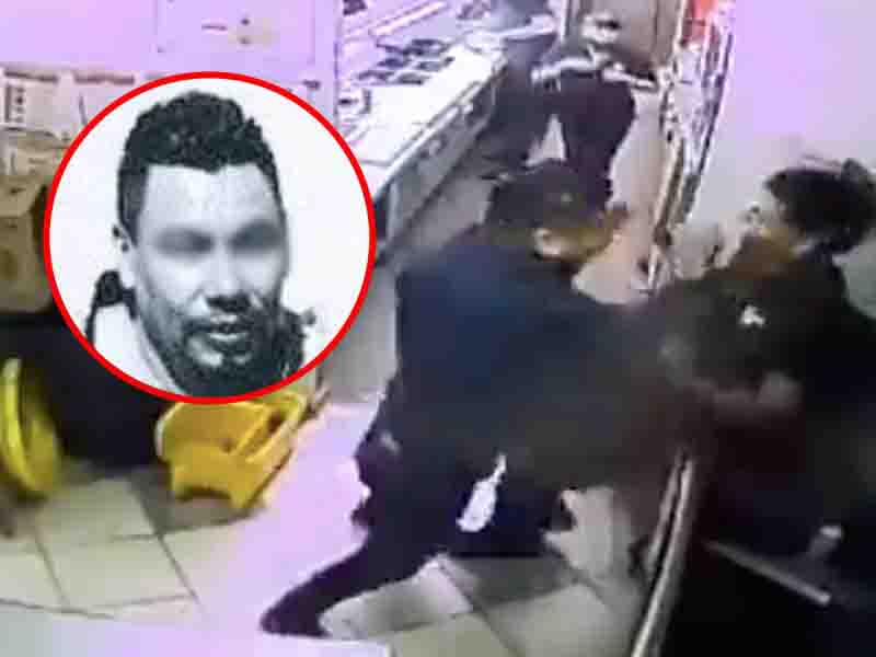 Fiscalía de SLP busca a hombre que golpeó a empleado de Subway; no quedará impune