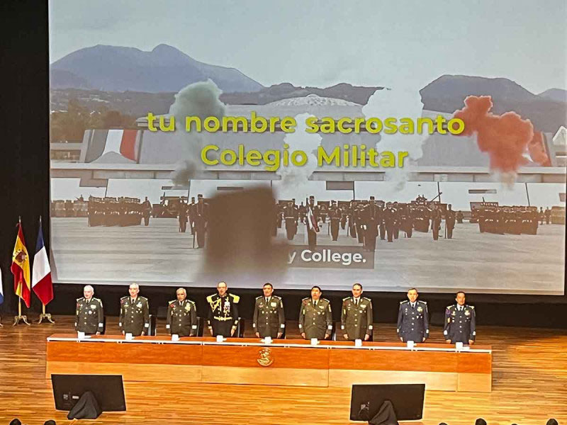 Titular de la Sedena inaugura simposio internacional de formación militar.