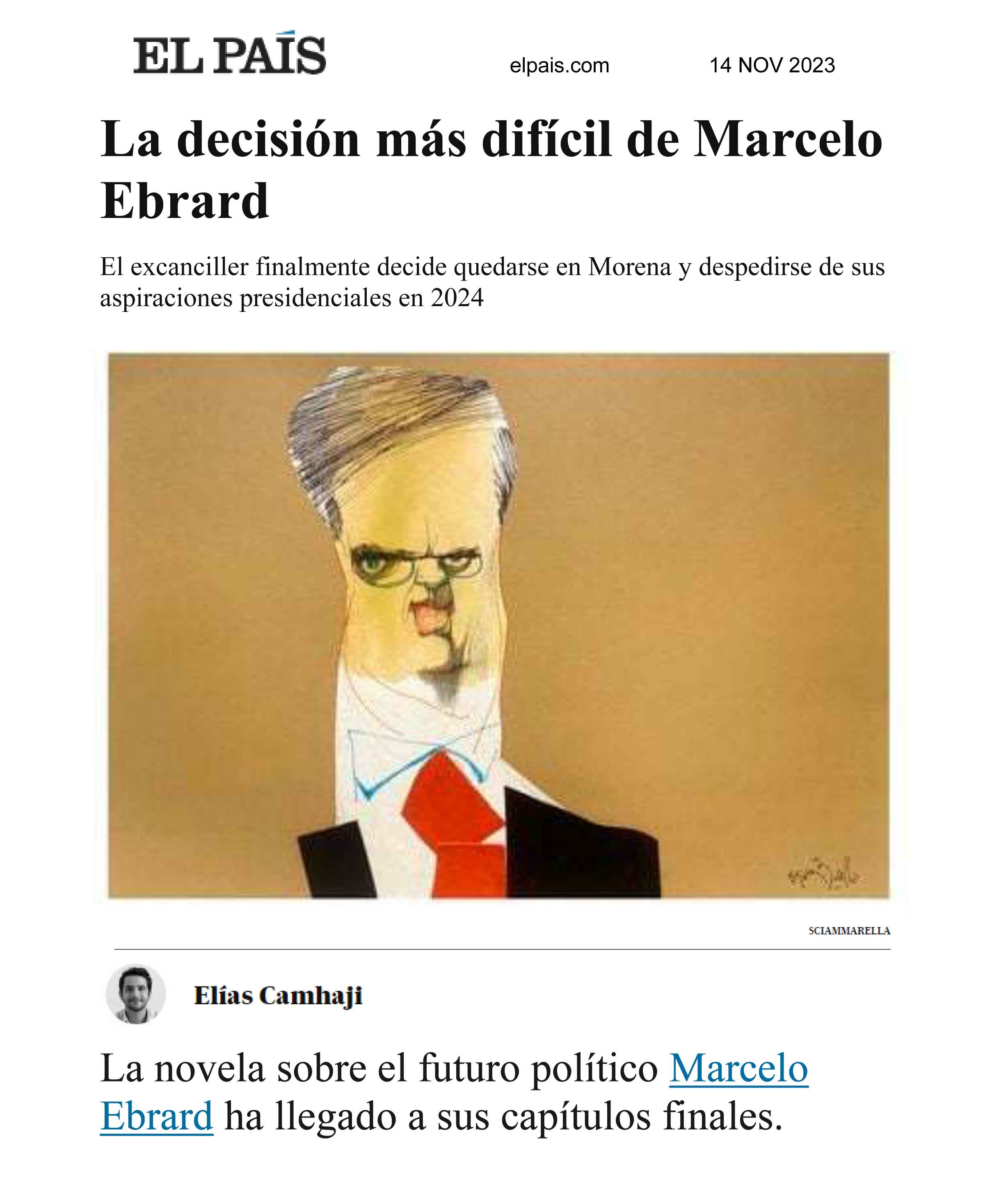 La decisión más difícil de Marcelo Ebrard